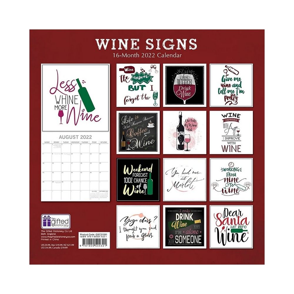 2022 Square Wall Calendar - Funny Corner
