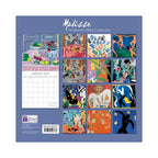 2022 Square Wall Calendar - Art