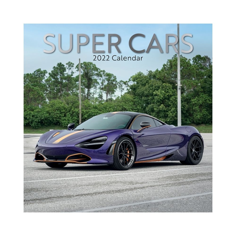 2022 Square Wall Calendar - Transport