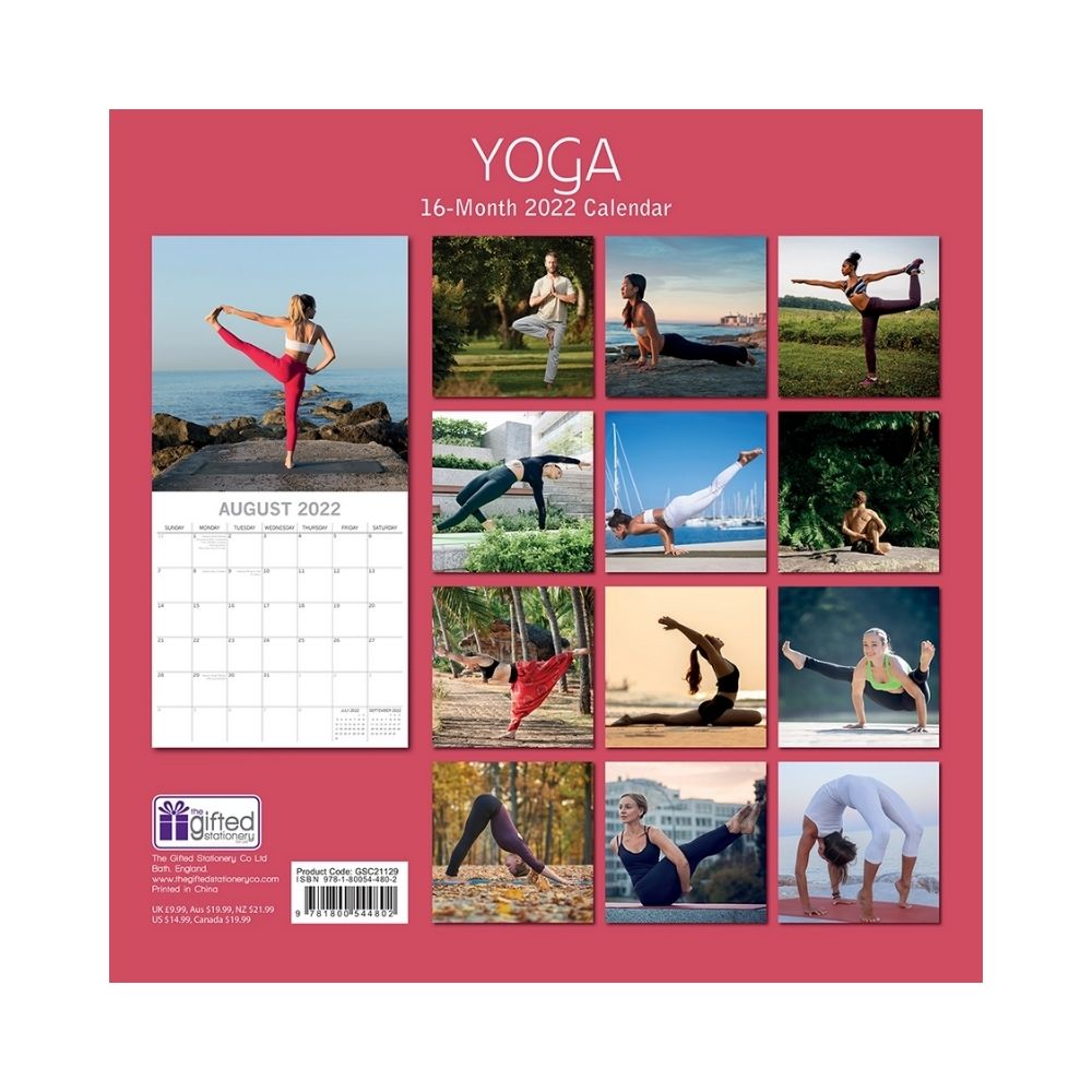 2022 Square Wall Calendar - Mind, Body & Spirit