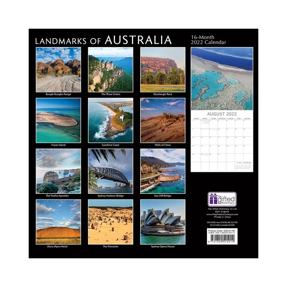 2022 Square Wall Calendar - Passport Collection