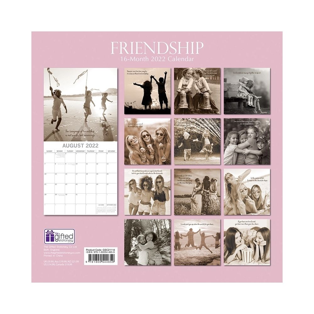 2022 Square Wall Calendar - Lifestyle