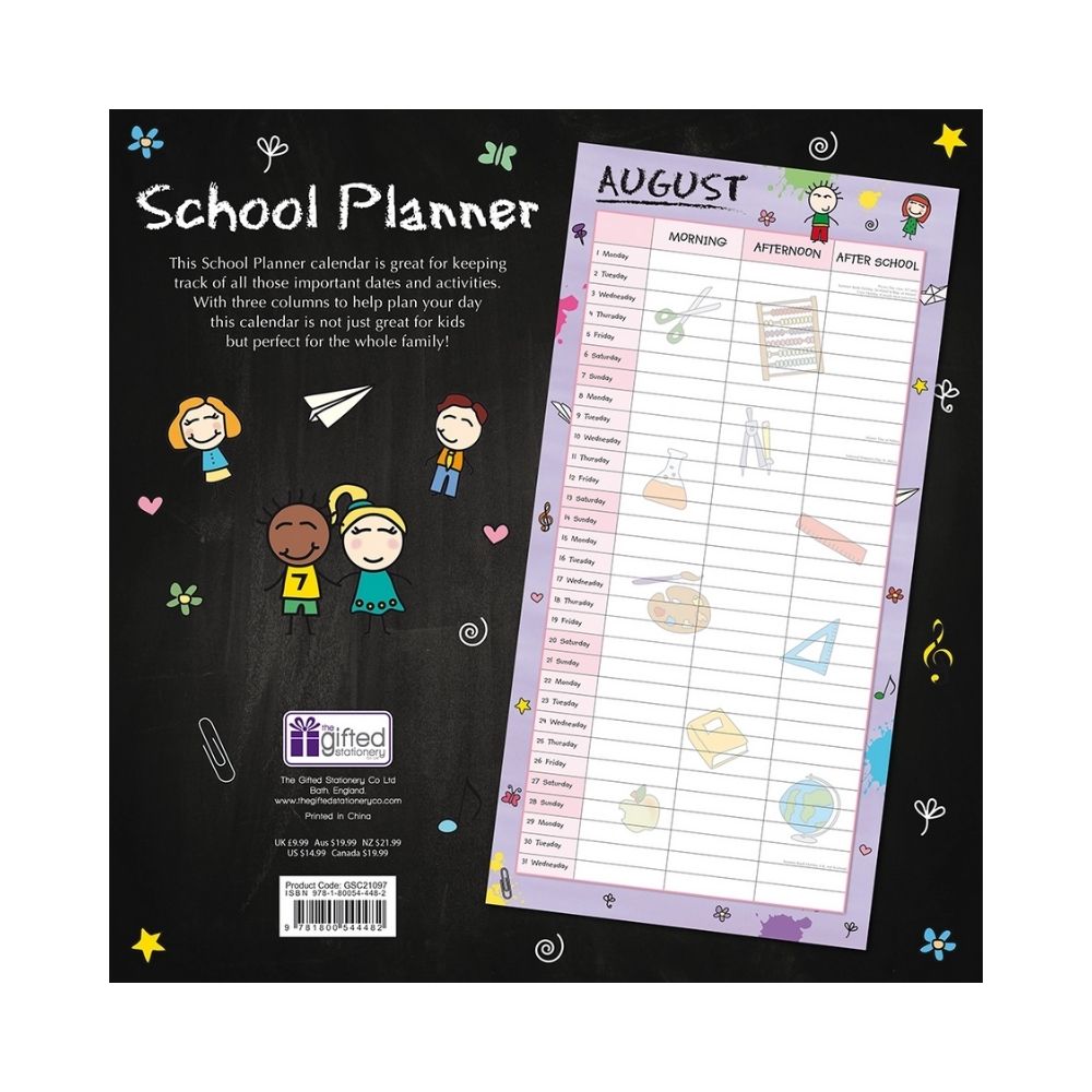 2022 Square Wall Calendar - Home Organiser