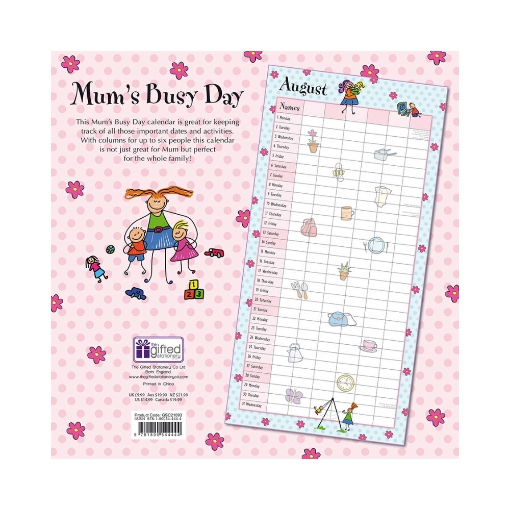 2022 Square Wall Calendar - Home Organiser