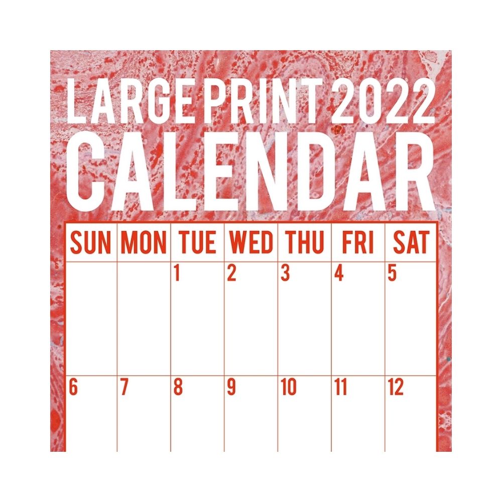 2022 Square Wall Calendar - Home Organiser