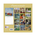 2022 Square Wall Calendar - Art