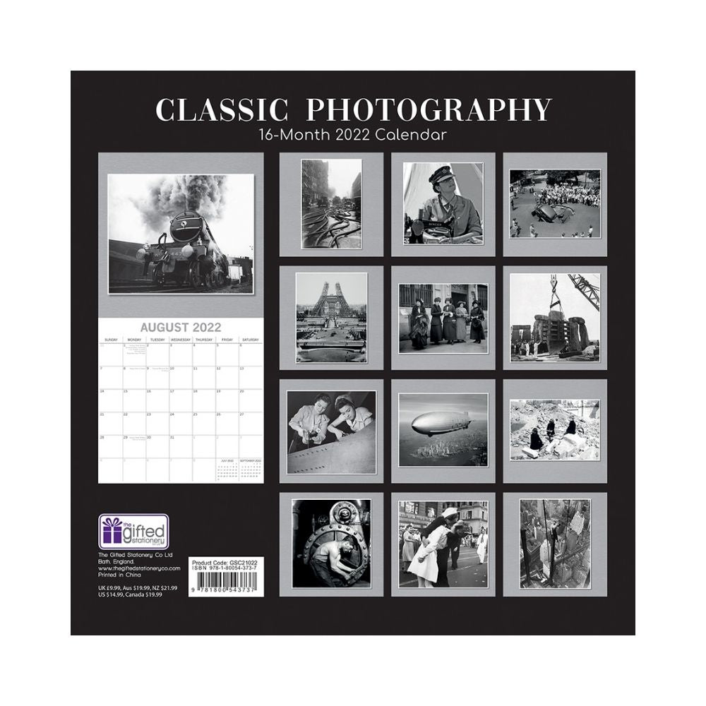 2022 Square Wall Calendar - Art
