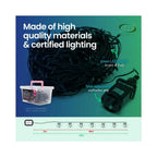 400 LED Fairy Lights Low Voltage 42 Metres - Multi Coloured Lights
