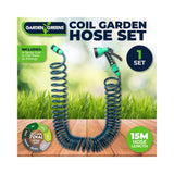 Coil Garden Hose Set 15m