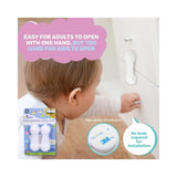 1st Steps Baby Safety 2 Piece Adhesive Latch Lock