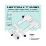 1st Steps Baby Safety 2 Piece Furniture Safety Latch
