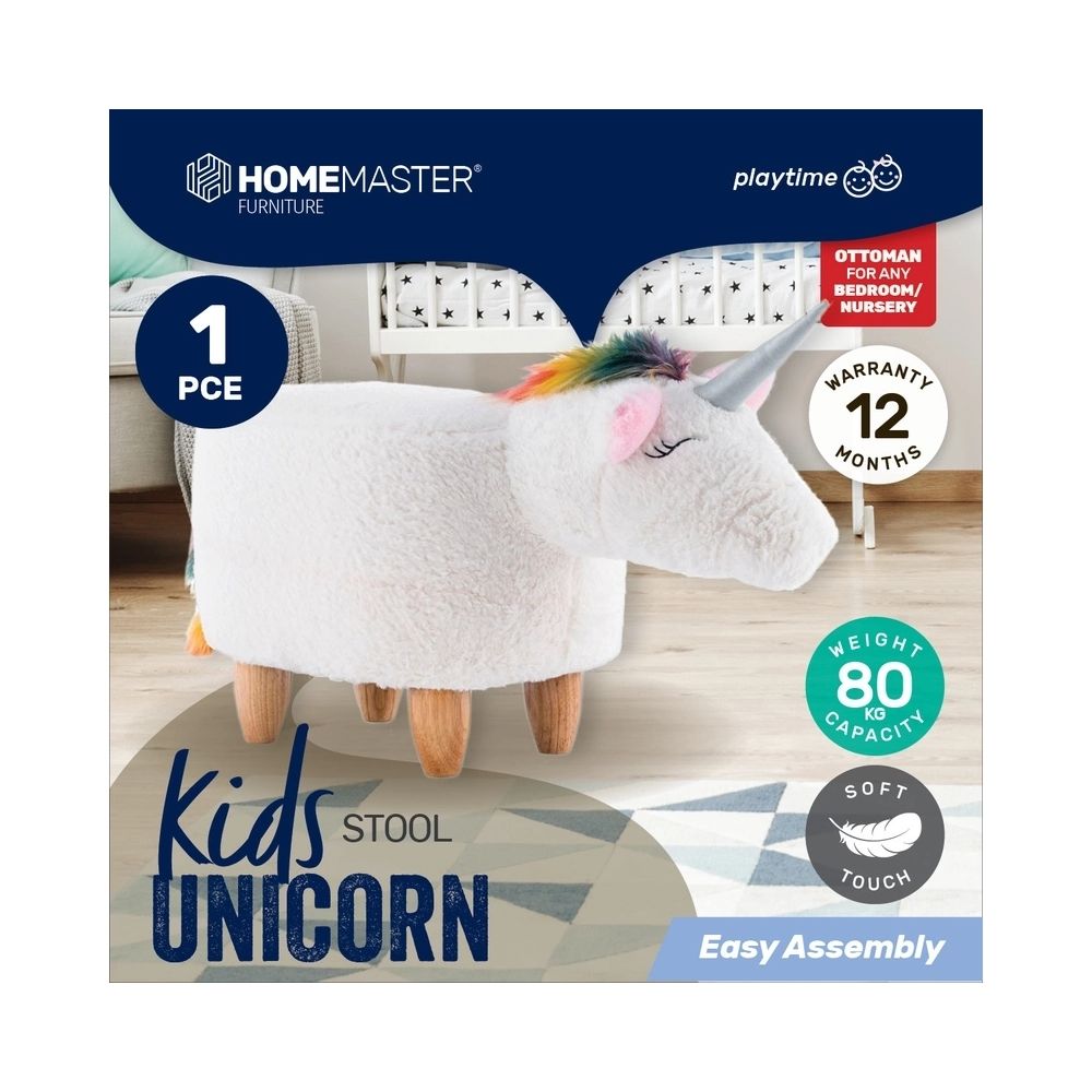 Home Master Kids Animal Stool - Unicorn
