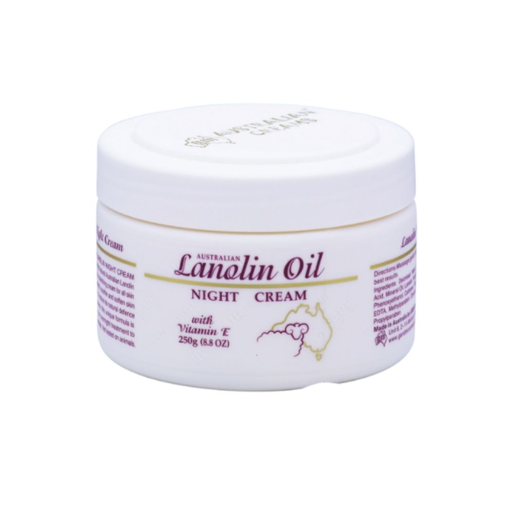 Australian Creams Lanolin Oil Night Cream 250g