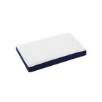 Orthopedic Pet Bed Navy Suede Small 75x50x8cm