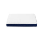 Orthopedic Pet Bed Navy Suede Small 75x50x8cm