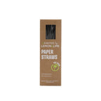 Earthie by Lemon Lime Eco Paper Straws 20cm - 100 Pack