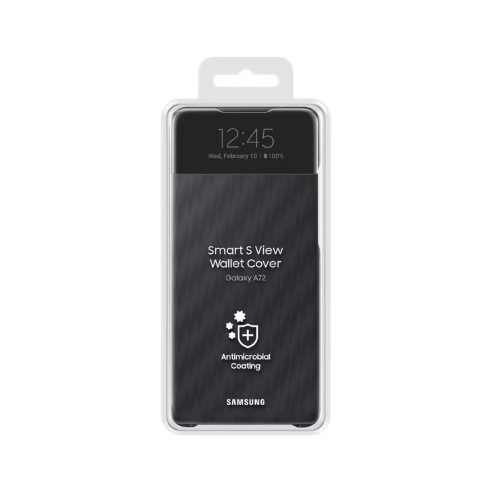 Samsung S View Wallet Cover Galaxy A72 - Black