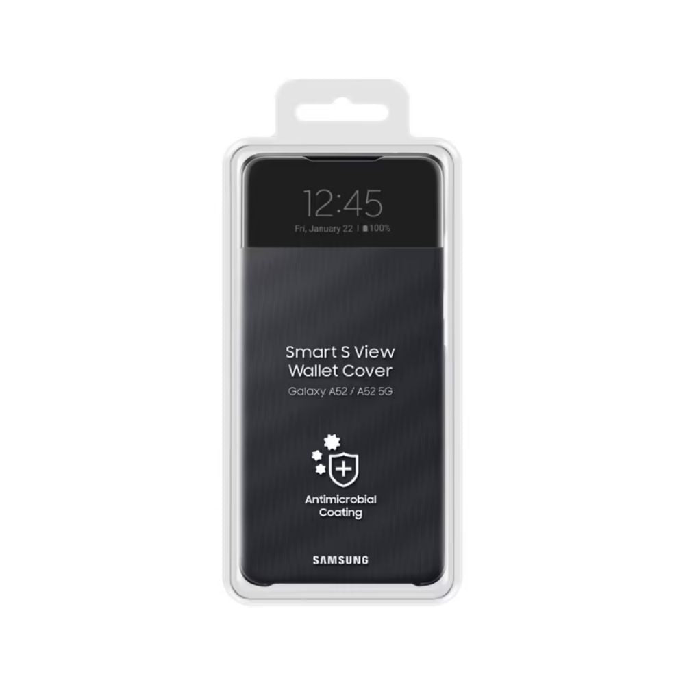 Samsung S View Wallet Cover Galaxy A52/A52 5G - Black
