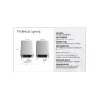 Netgear Orbi AX4200 Tri-Band Wi-Fi 6 Mesh System (2 Pack) - RBK752