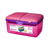 Sistema Quaddie Coloured Lunch Box - 2L