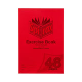 Spirax A4 18mm Ruled Exercise Book 48 Pages Red