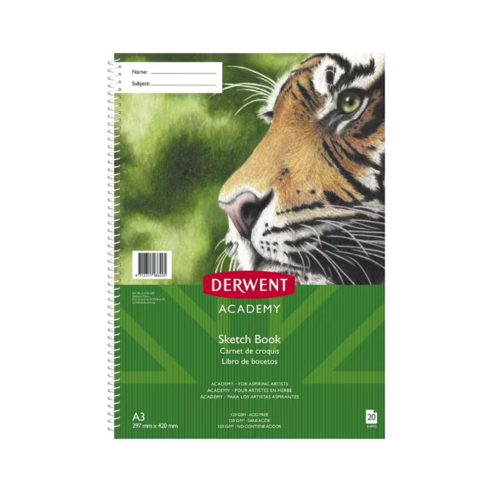 Derwent Academy A3 Sketch Book Portrait 20 Sheets