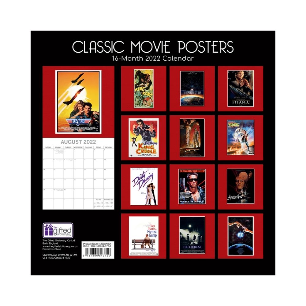 2022 Square Wall Calendar - Art