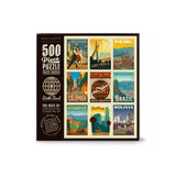 Americanflat 500 Piece Jigsaw Puzzle World Travel