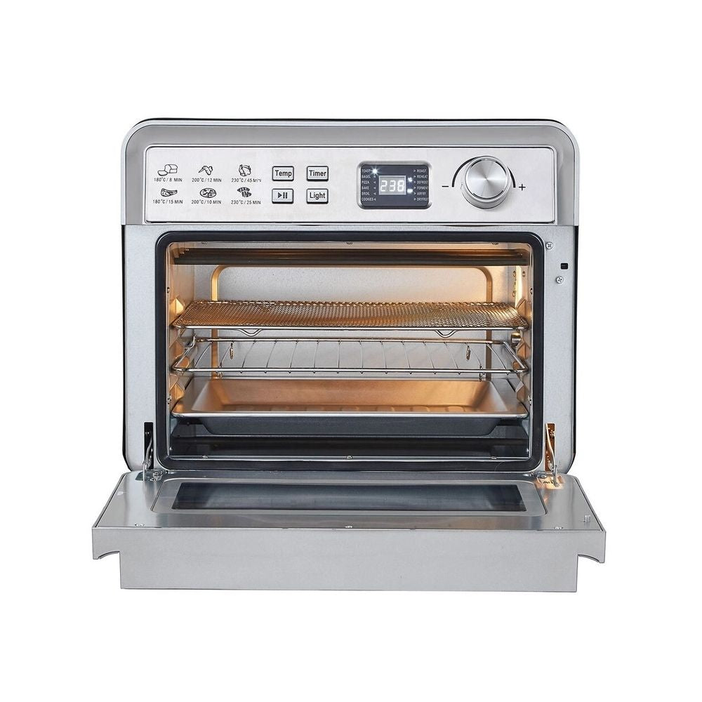 Healthy Choice Digital Stainless Steel 23L Air Fryer Oven - Silver - AFO2300