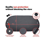 Rear Window Car Sunshade 100x50cm