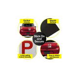 Handy Hardware Red P Plates Magnetic QLD - 2 Pack