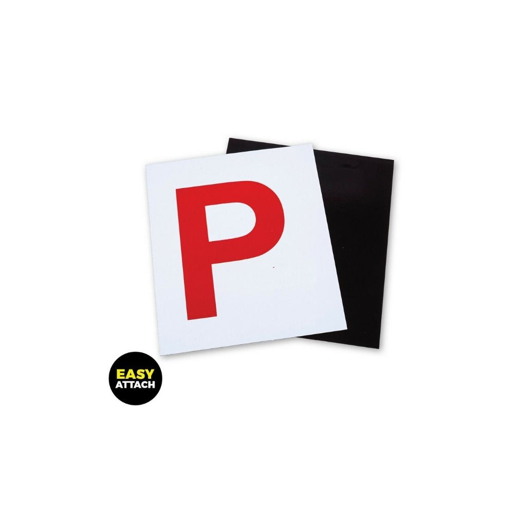 Handy Hardware Red P Plates QLD 2 Pack Smooth Sales