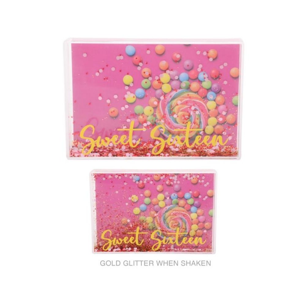 Glitter Photo Frame - Sweet Sixteen