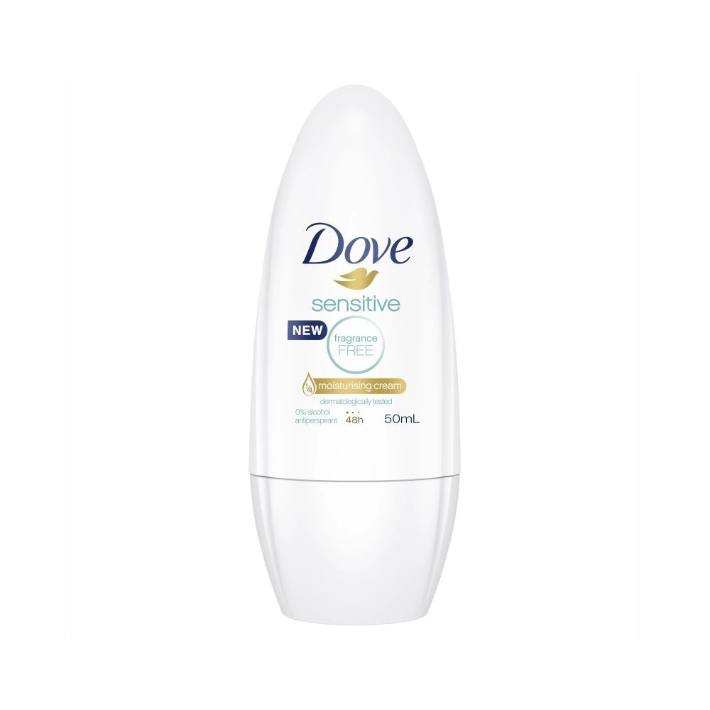 6 Pack x Dove Sensitive Anti Antiperspirant Roll-On - 50mL