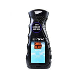 Lynx 3-in-1 Body/Face/Hair Wash - Fresh Mandarin & Juicy Pear Scent - 400ml