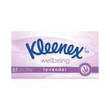 2 x Kleenex Wellbeing Lavender Tissue Box - 85 Pack