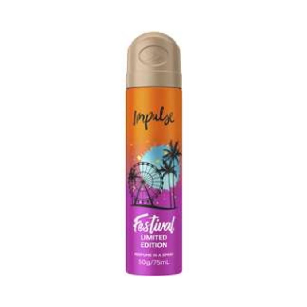 6 Pack x Impulse Body Fragrance - Festival Limited Edition - 75ml