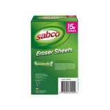 2 x Sabco Eraser Sheets - 15 Pack