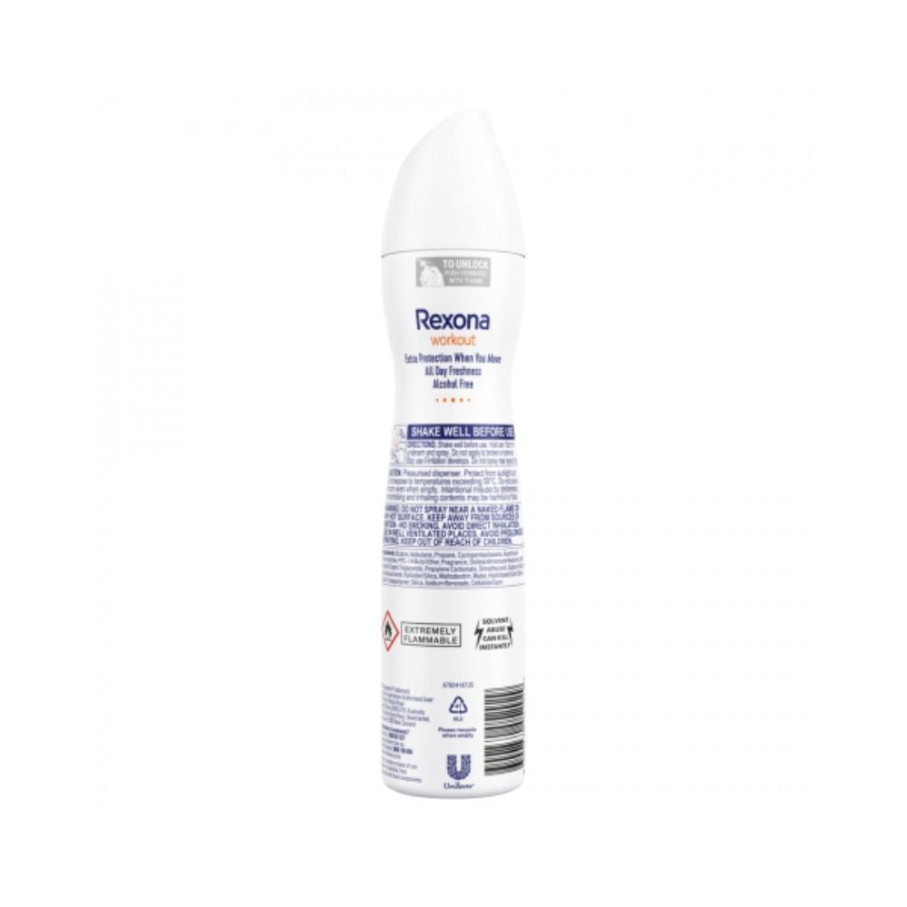 6 Pack x Rexona Workout Women Deodorant - 150g/250ml
