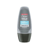6 x Dove Men+Care Clean Comfort Anti-Perspirant Roll-On - 50mL