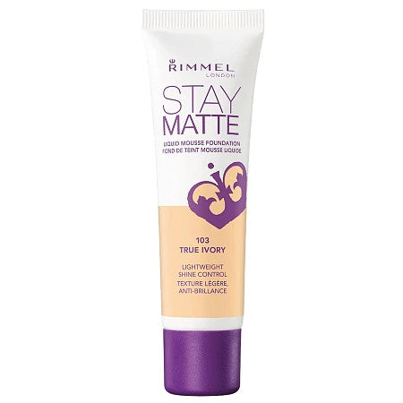 Rimmel Stay Matte Foundation -103 True Ivory 30ml