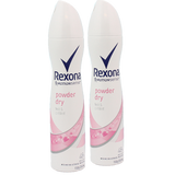 2 x Rexona Women Powder Dry Anti-Perspirant Deodorant 150g