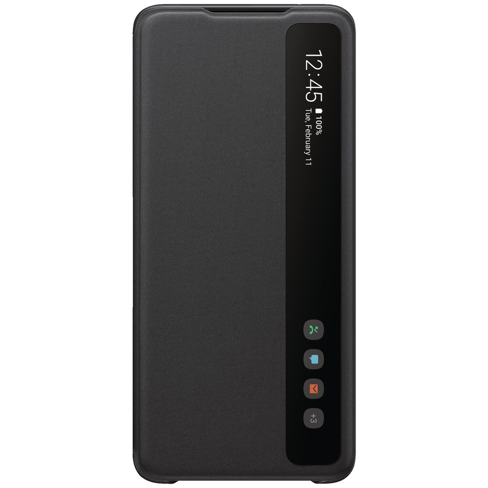 Samsung Galaxy S20 Ultra Smart Clear View Cover - Black
