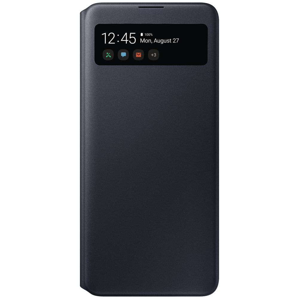 Samsung S View Wallet Cover for Galaxy A71 - Black