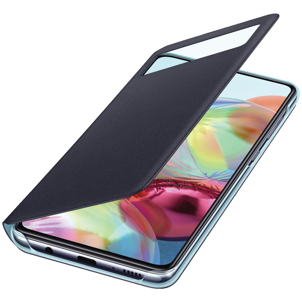 Samsung S View Wallet Cover for Galaxy A71 - Black