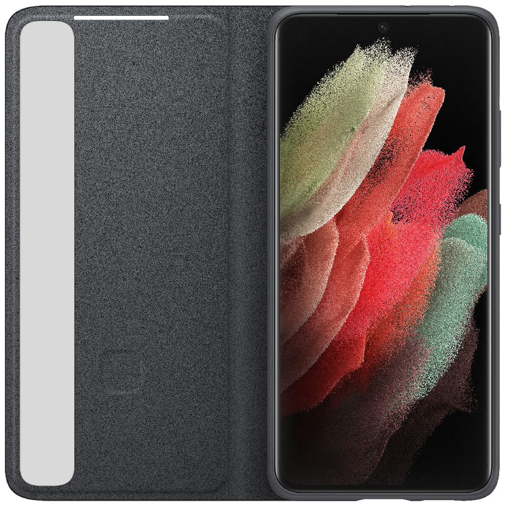 Samsung Galaxy S21 Ultra Smart Clear View Case - Black