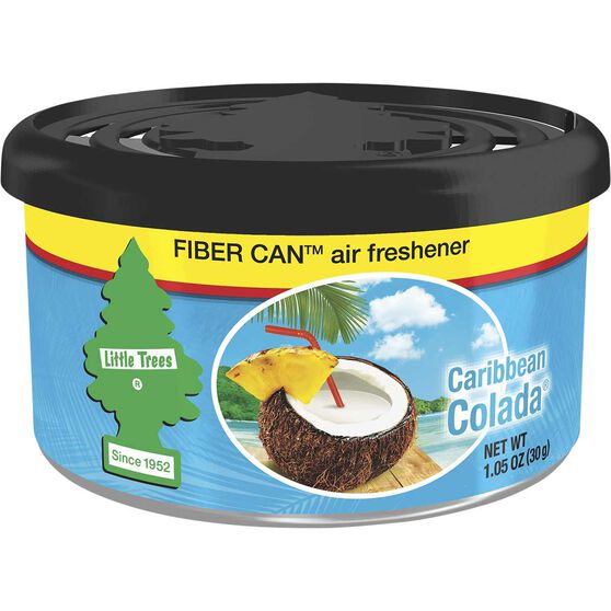 littletreesfibercanairfreshenercanistercaribbeancolada30g