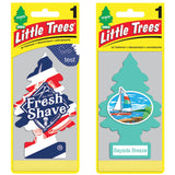 Little Trees Air Freshener 2 Pack - Bayside Breeze & Fresh Shave
