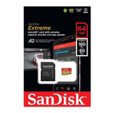 SanDisk 64GB Extreme Pro UHS-I microSDXC Memory Card With SD Adapter (160MB/s)
