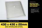 Stainless Steel Sink Colander 430 x 430mm